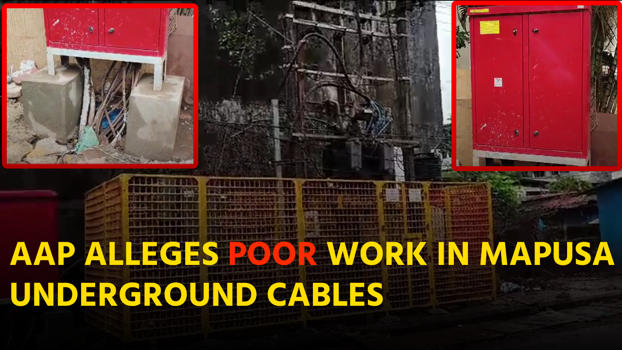 Cost Cutting By Contractors In Underground Cabling Work? AAP Says… || GOA365 TV