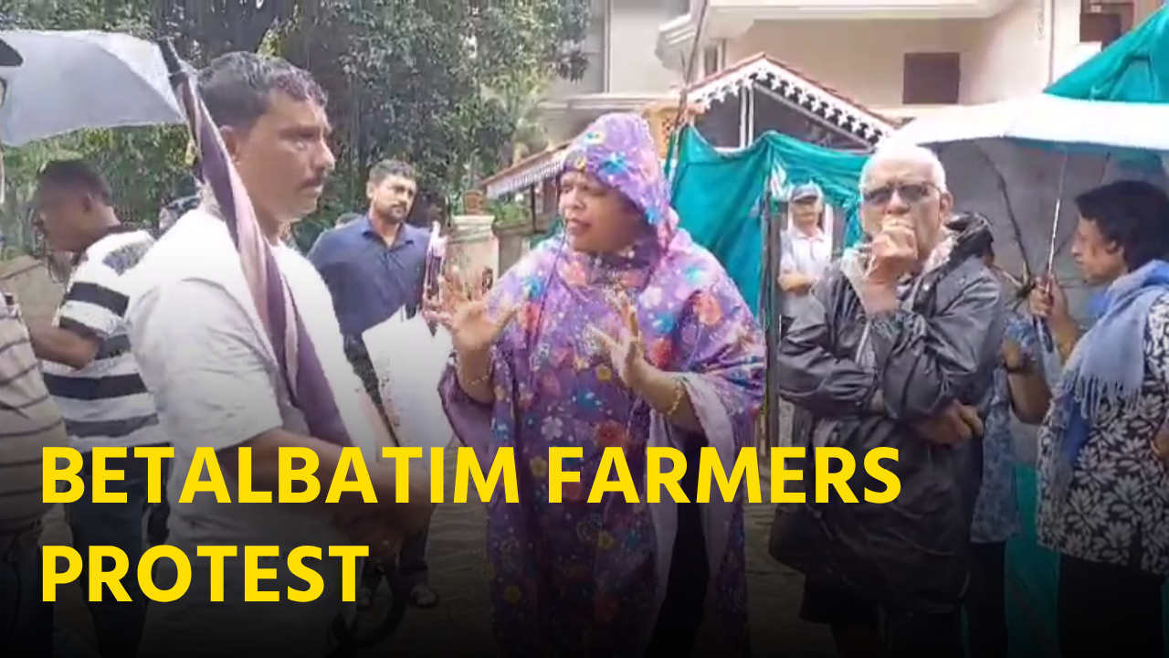 Betalbatim Farmers Protest Contentious Housing Project over Unheard Grievances || GOA365 TV
